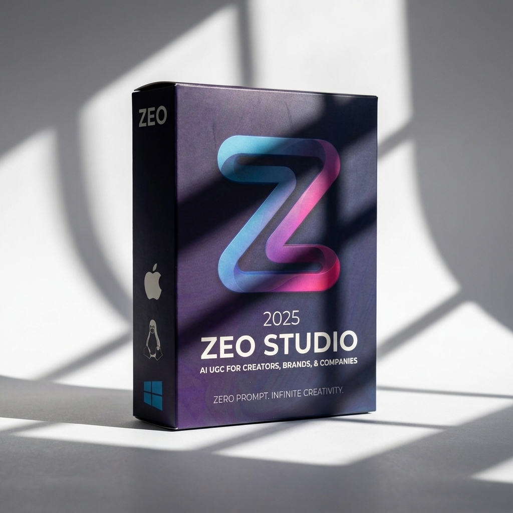 ZEO Studio 2025 - AI UGC Software – Variant 3